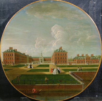 チェルシー病院、1746年頃 作： Edward Haytley