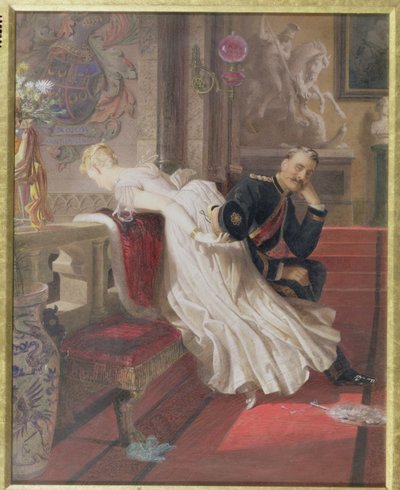 愛はすべて（紙にトイレとガッシュ） 作： Edward Henry Corbould