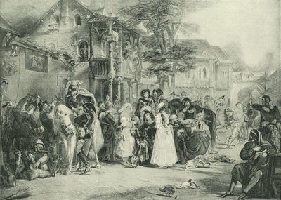 チョーサーとカンタベリー巡礼者（グラビア） 作： Edward Henry Corbould