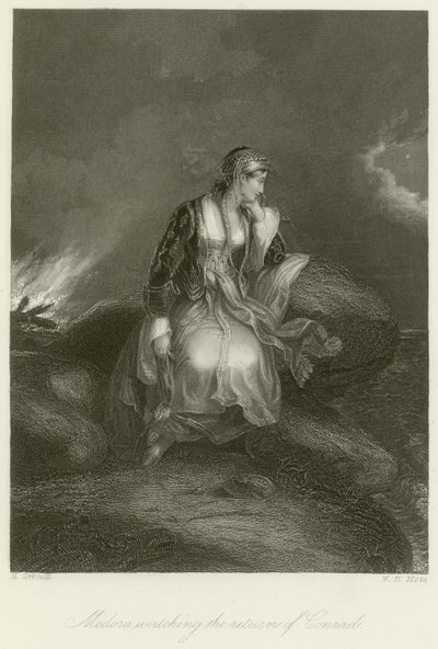 メドラはコンラッドの復活を見て 作： Edward Henry Corbould