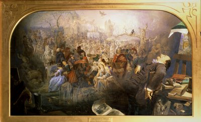 アーティストの夢 作： Edward Henry Corbould