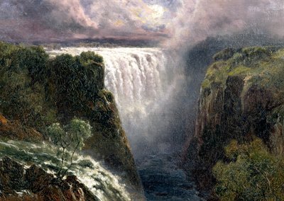 ビクトリアフォールズの景色 作： Edward Henry Holder