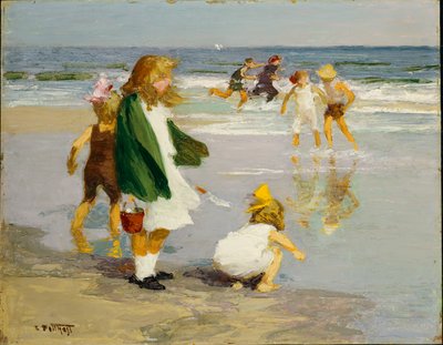 サーフィンで遊ぶ 作： Edward Henry Potthast