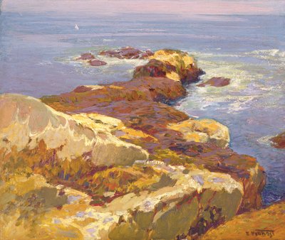 岩と海 作： Edward Henry Potthast