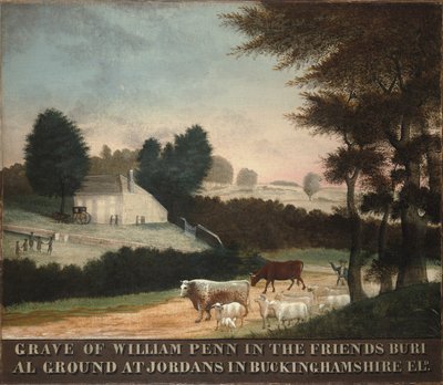 ウィリアムペンの墓、1847年 作： Edward Hicks