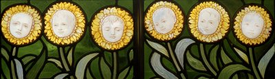 メアリー、メアリー、かなり反対、花のディテール、1886 作： Edward Holmes Jewitt