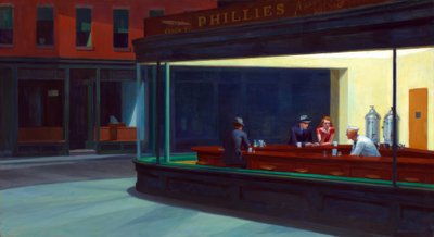 ナイトホークス 作： Edward Hopper
