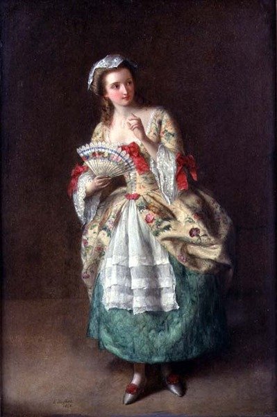 舞踏会のためのドレス 作： Edward Hughes