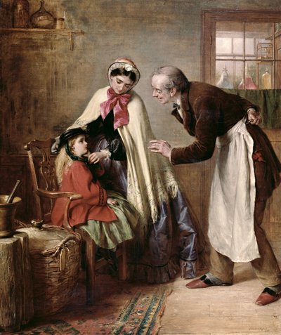 最初の歯、1866 作： Edward Hughes