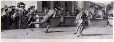 ジャン・F・ジュベール（1810-84）が彫った「アタランタのレース」は、ファインアート・ソサエティから出版されました。 作： Edward John (after) Poynter