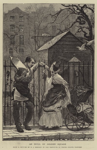 ゴールデンスクエアの牧歌 作： Edward John Gregory