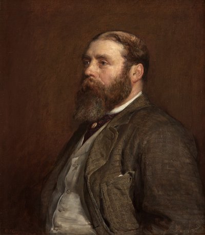 ウィリアム・ヘンリー・ウィルズ、エスク、M.P.（ロード・ウィンターストーク）、1880年頃（油彩・キャンバス 作： Edward John Gregory
