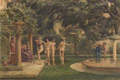 アスクレピオスへの訪問、1875 作： Edward John Poynter
