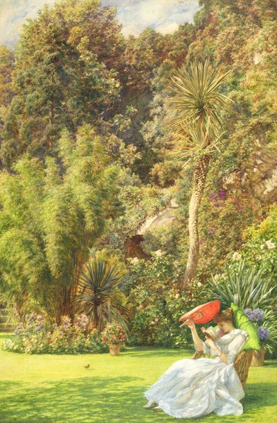庭で 作： Edward John Poynter