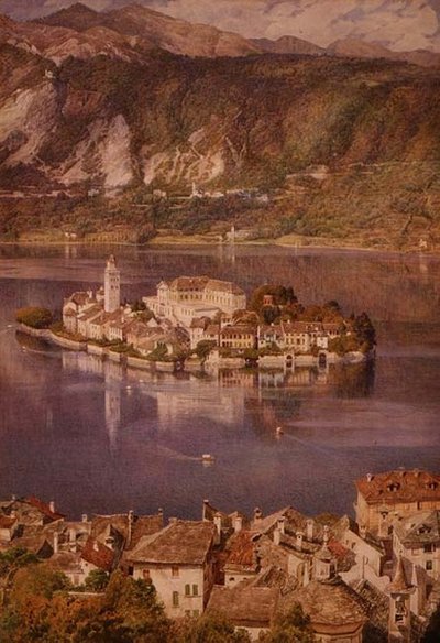 イゾラ・サン・ジューリオ、オルタ湖 作： Edward John Poynter
