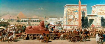 「エジプトのイスラエル」、1867 作： エドワード・ジョン・ポインター