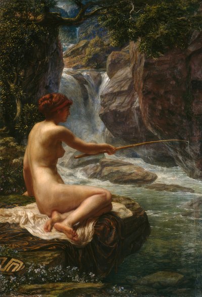 ストリームのNypmph 作： Edward John Poynter