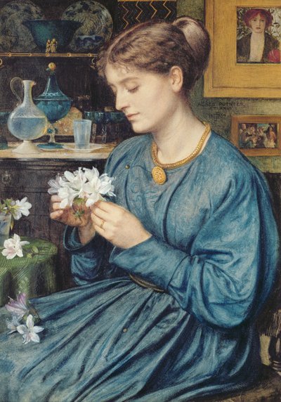 1867年のアグネスポインターの肖像 作： Edward John Poynter