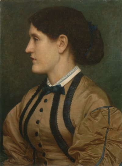 エリザイーストレイクの肖像（1809-93）1864（キャンバスに油彩） 作： Edward John Poynter