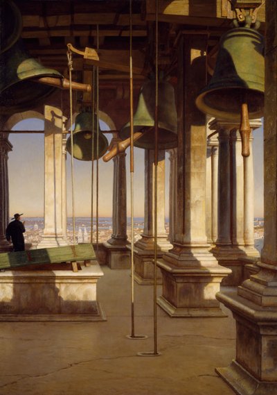 サン・マルコの鐘、ヴェネツィア、1903年。 作： Edward John Poynter