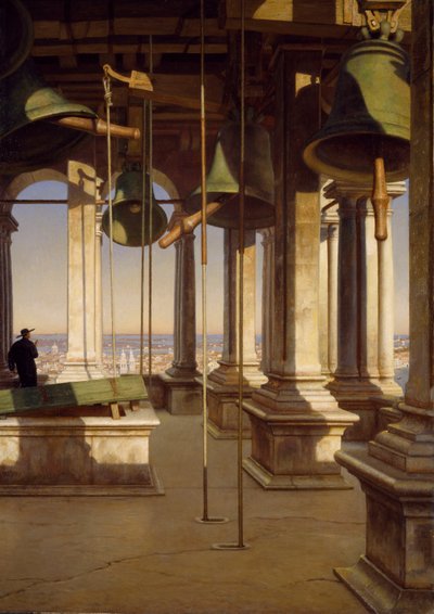 聖マルコの鐘」、ヴェネツィア、1903 作： Edward John Poynter