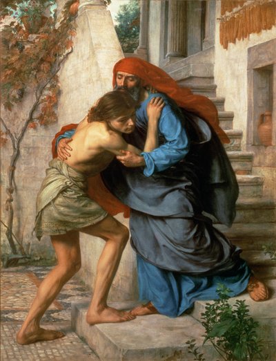 放浪者の帰還、1869 作： Edward John Poynter