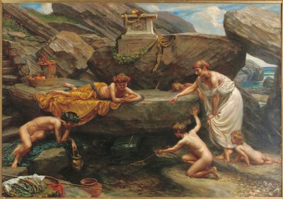 深海の驚異：牧歌 作： Edward John Poynter