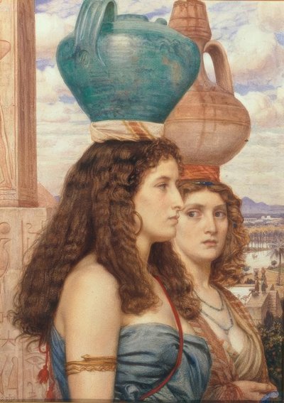 ナイル川の水運搬船 作： Edward John Poynter
