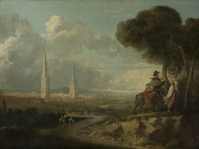 ヒルフィールズのコベントリー、1807年頃 作： Edward Junior Rudge