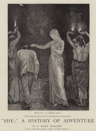 彼女、冒険の歴史 作： Edward Killingworth Johnson