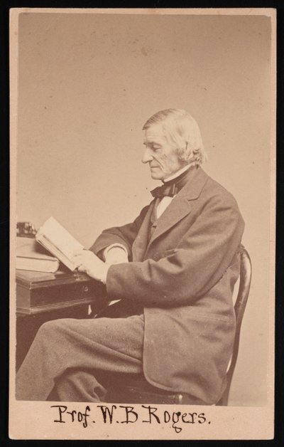 ウィリアム・バートン・ロジャースの肖像、1804～1882年、1866～1873年。 作： Edward L Allen