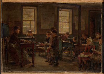 カントリースクール 作： Edward Lamson Henry