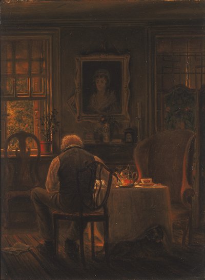 男やもめ 作： Edward Lamson Henry