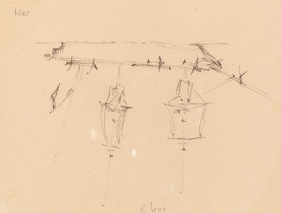 帆船 [裏面] 作： Edward Lear