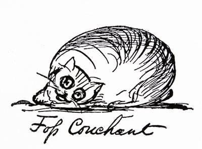 猫のキャラクター（ドローイング） 作： Edward Lear