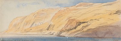 アブシンベル、1867年2月9日午後1時10分 (385) 作： エドワード・リア