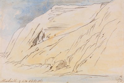 アブシンベル、1867年2月8日午前9時 (372A) 作： Edward Lear