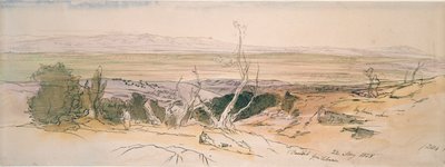 レバノン出身のバールベック、1858年。 作： Edward Lear