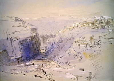 Baia, Zagora, Albania 作： Edward Lear
