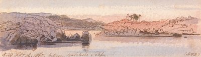 カラブシーとタファの間、1867年2月16日午後5時20分 (502) 作： Edward Lear