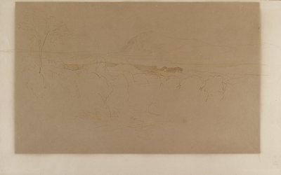 カラブリア、1847年 作： Edward Lear