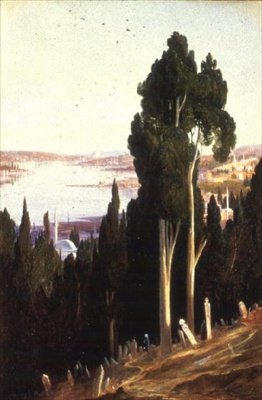 エジプトから見たコンスタンティノープル 作： Edward Lear