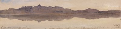 ナイル川の夜明け 作： Edward Lear