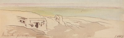 デンデラ、1867年1月15日 (155) 作： Edward Lear