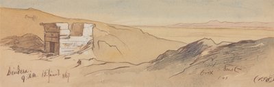 デンデラ、1867年1月15日午前9時 (156) 作： エドワード・リア