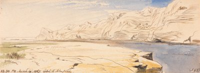 ゲベル・シェイク・アブ・フォッデ、1867年3月4日（592年）午後12時30分 作： Edward Lear