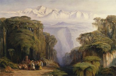 Kangchenjunga Darjeelingistä 作： Edward Lear