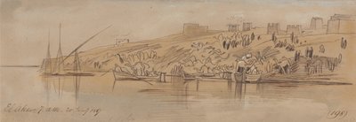 ルクソール、1867年1月20日午前7時 (198) 作： エドワード・リア