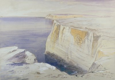 マルタ、ニア・セント・アンジェロ・ハル・ファー 作： Edward Lear