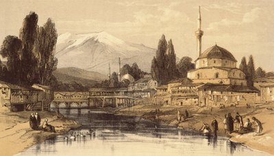 モナスティール、アルバニアとギリシャの風景画家のジャーナルから、1851年を公開 作： Edward Lear